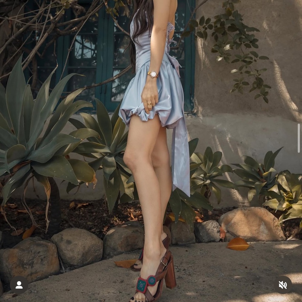 Chic Silver Mini Dress